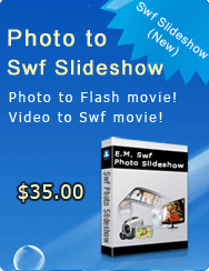 E.M. Swf Photo Slideshow - Swf Slideshow, Flash Slideshow, Photo Slideshow, Picture to Swf Slideshow software