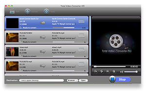 convert video with eTinySoft Total Video Converter for Mac