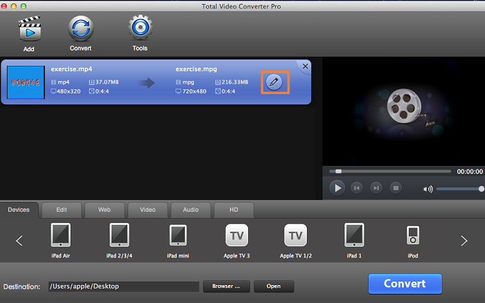 convert video with subtitles and audio track on Mac